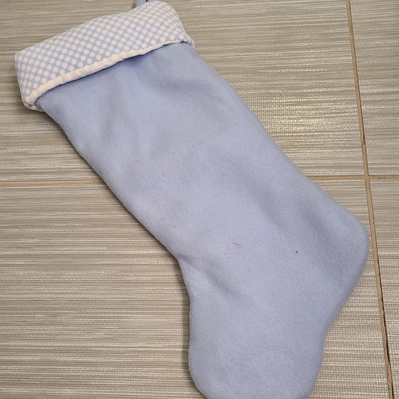 NEW Baby 1st Christmas stocking w photo insert - Picture 2 of 3